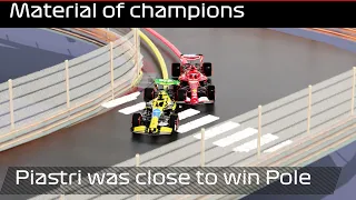 Charles Leclerc’s Pole Lap | Monaco Pole 2024 | Leclerc vs Piastri Lap Comparison  (-0.154)