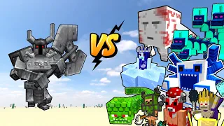 Ferrous Wroughtnaut Vs The Twilight Forest Monsters in Minecraft