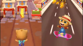 Tom Time Rush ~ Ginger and Farmer 🧑‍🌾 Ginger ~ YouTube games video #talkingtom #gameplay