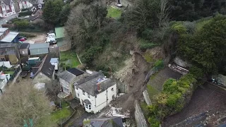 Landslide in Ventnor causes damage to home