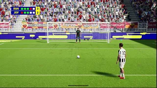 eFootball 2022(Pes 2022) Penalty Shootout - As Roma Vs Juventus [PC 2K 60 FPS]