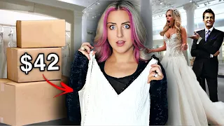 I Won 7 WEDDING DRESSES at an Auction