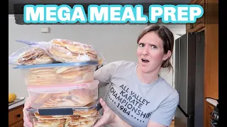 EASY, MASSIVE MEAL PREP | LARGE FAMILY MEAL PREP ON A BUDGET | FFM COOK WITH ME VLOGMAS #5