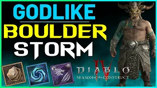 Godlike Boulder Storm - Endgame Build Guide | Best Paragon | Diablo 4 - Season 3