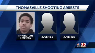 3 arrested in connection to Thomasville shooting