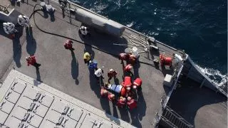 Search continues for 7 US Navy sailors after collision