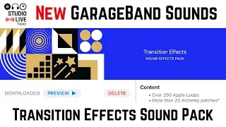 New GarageBand iOS update - Transition Effects (iPhone/iPad)