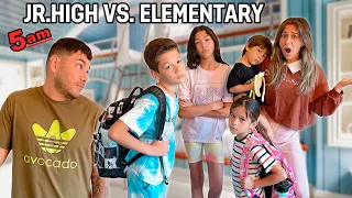 SCHOOL MORNING ROUTINE | Home School VS. Public School | Familia Diamond