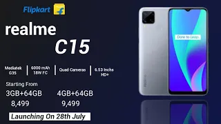 Realme C15 Official Look|Specifications|Price in India|Launch Date|Realme C15