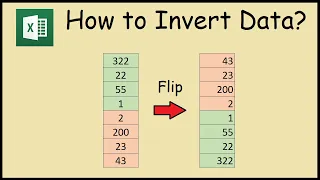 How to Invert Data in Excel