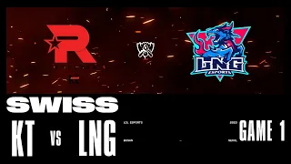 KT vs. LNG - Game 1 | Swiss Stage | 2023 Worlds | KT Rolster vs LNG Esports (2023)