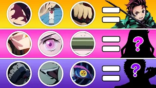 Guess The Demon Slayer Characters by their 3 Body Parts | Kimitsu No Yaiba Season 3 | ANIME QUIZ🎮