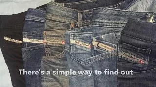 How to spot original Diesel Jeans production date.