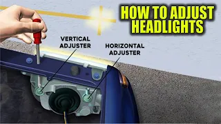 How to Adjust, Align, and Aim Car Headlights at Home | Headlight Adjustment