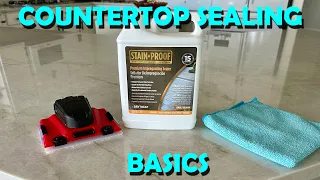 Easiest Way To Seal Countertops (Skill Level = 1 Beer)