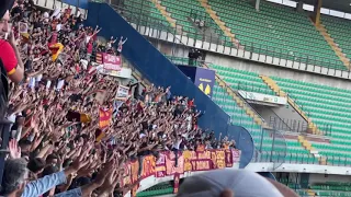 Hellas Verona - Roma Cori contro veronesi Settore Ospiti