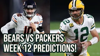 BEARS VS PACKERS WEEK 12 PREDICTIONS! || Mitch Trubisky is Back