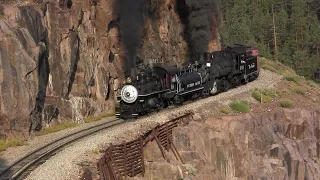Durango & Silverton Railroad 2-8-2 K-37 #493 & SP 4-6-0 #18 photo charter, day 2