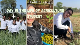A day in the life agriculture student 🌱 👩‍🌾// agriculture// Bsc agriculture//