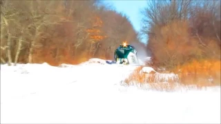 Awesome Powerful Snow Plow Train Blower Through Deep Snow Railway Tracks Full HD