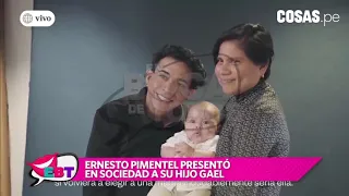 Ernesto Pimentel presentó a su hijo Gael en conmovedora entrevista