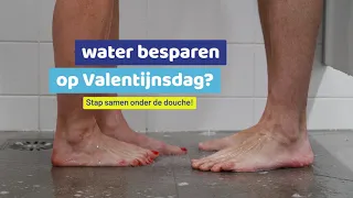 Water besparen op Valentijnsdag?