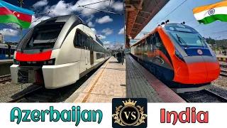 INDIAN RAILWAYS Vs AZERBAIJAN RAILWAYS Comparison in 2024 || India Vs Azerbaijan