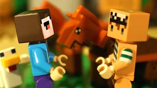 NOOB and PRO - LEGO Minecraft Animation