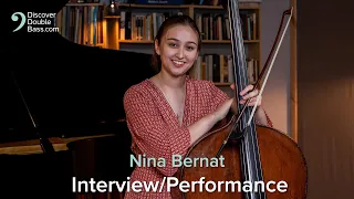 Nina Bernat Interview/Performance (Bach on double bass)