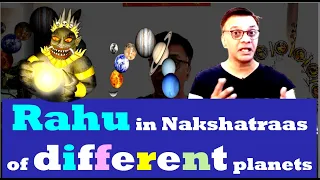 Rahu in Nakshatraas of different planets