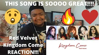 Red Velvet - Kingdom Come REACTION!!!!!! THIS SONG IS LEGENDARY!!!