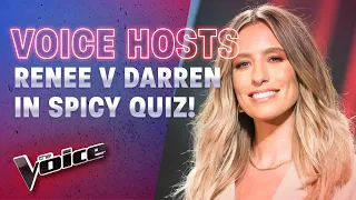 Voice Hosts Renee And Darren Answer The Spiciest Questions | The Voice Australia 2020