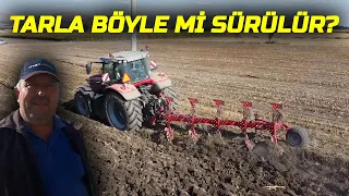 DERİN TARLA SÜRÜMÜ. 160HP MASSEY FERGUSON TRAKTÖR İLE TARLAMIZI HAZIRLADIK. 7716S PERFORMANS NASIL?