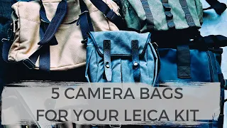 My Favorite Leica Camera Bag