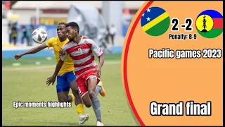 Epic Battle Unveiled: Solomon Islands 🇸🇧 Vs New Caledonia | Pacific game 2023  |  Final Highlights