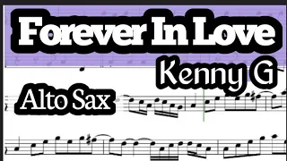 Forever In Love Alto Sax Sheet Music Backing Track Play Along Partitura