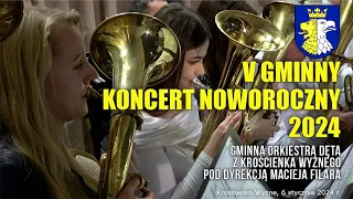 Koncert Noworoczny 2024 - Gminna Orkiestra Dęta w Krościenku Wyżnym