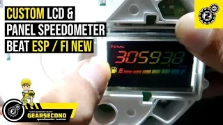 Cara Simpel Modifikasi LCD Speedometer Honda Beat Esp/Beat Fi New