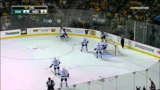 Vancouver Canucks @ Nashville Predators Game 6 Highlights 5/9/11