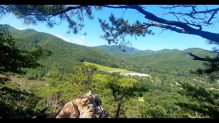 [4K] Lovers Leap Trail Hiking Tour | Hot Springs, North Carolina | Nature | Relaxation | HD