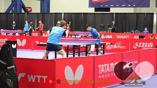 Private footage of Truls Moregard practice getting ready for World Table Tennis Championship Finals!