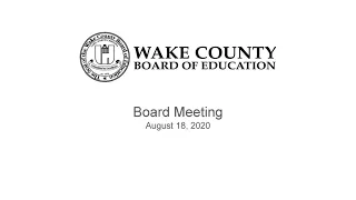 Board Meeting 8-18-20