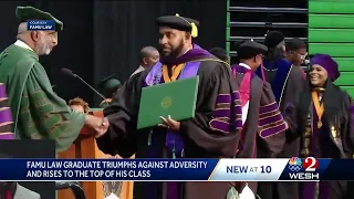 FAMU Law student overcomes father's passing, near-death malaria scare to graduate as Valedictorian