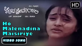 Ho Malenadina Maisiriye Kannada Song | Kannada Songs | Chaithrada Premanjali Kannada Movie Songs