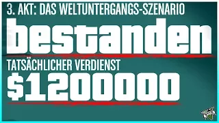 🔑 HEIST - Das WELTUNTERGANGS-SZENARIO FINALE FULL GAMEPLAY ✅ 1.200.000$ BEKOMMEN in GTA 5 Online 🔫