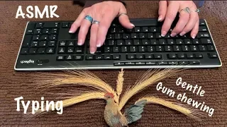 ASMR Request/Typing and gentle gum chewing (No talking)