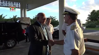 Fijian Prime Minister met with the Commander of US Pacific Fleet at Marriot