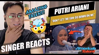 Putri Ariani STUNS with "Don't Let The Sun Go Down On Me" | Finals | AGT 2023 | REACTION