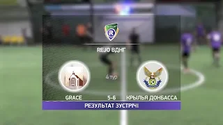Обзор матча | Grace - Крылья Донбасса | R-CUP | Турнир по мини-футболу в Киеве