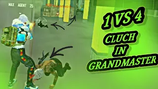 1 VS 4 CLUCH IN GRANDMASTER CS RANK PUSH TO GLOBAL TOP 1 GRANDMASTER #shorts #raistar